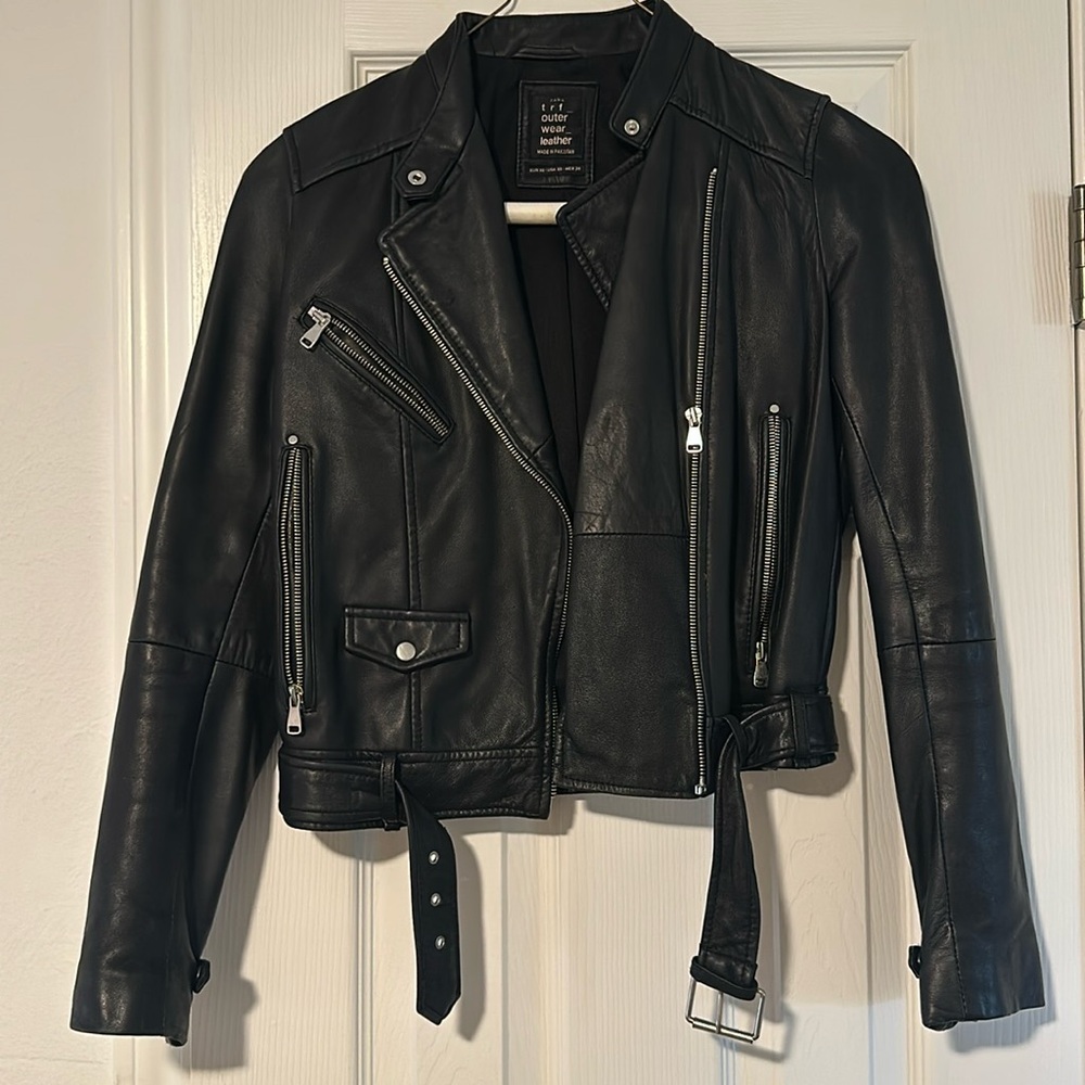 Leather Moto Jacket